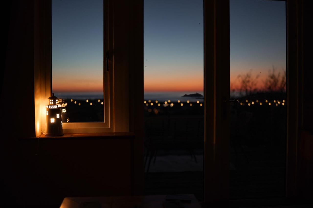 Spacious Sea-View Apt. Overlooking St Ives Bay Gwithian 외부 사진