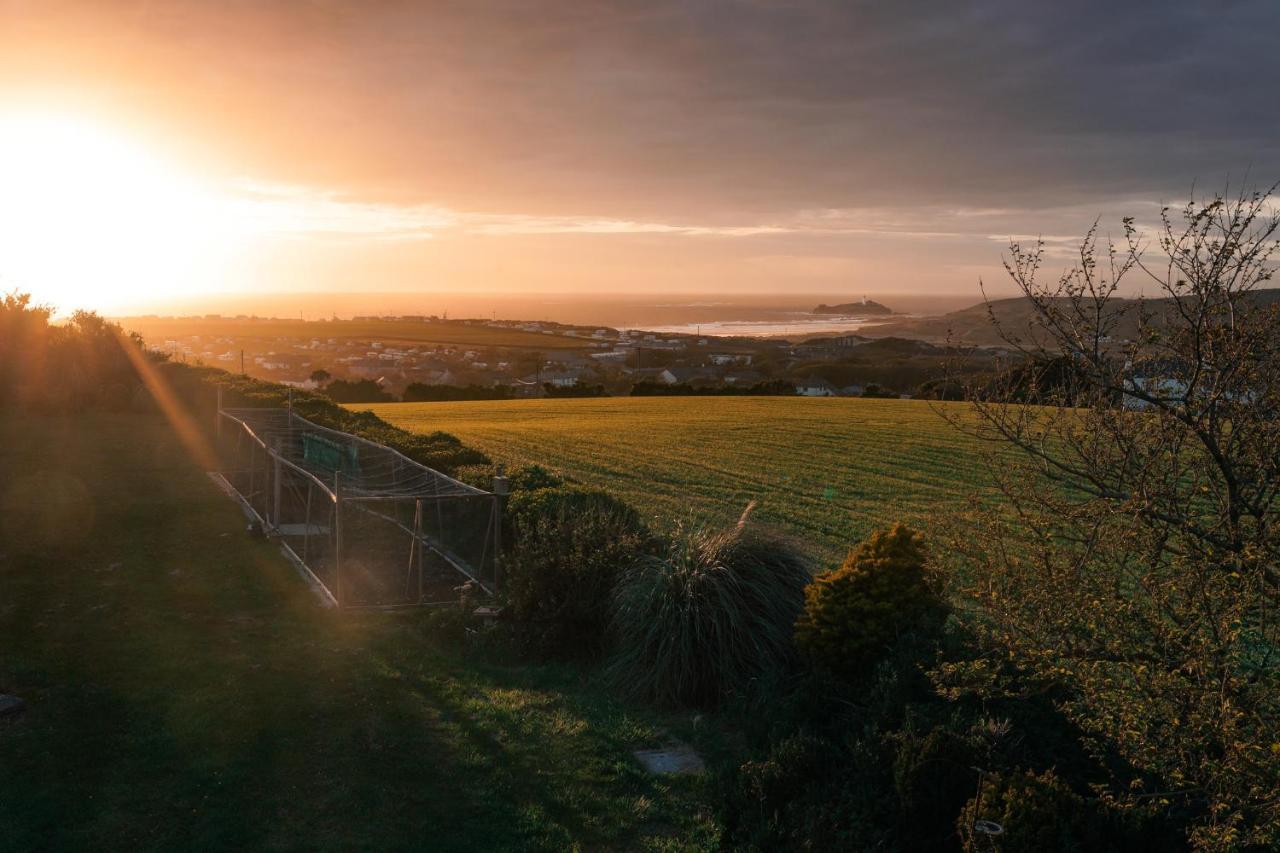 Spacious Sea-View Apt. Overlooking St Ives Bay Gwithian 외부 사진