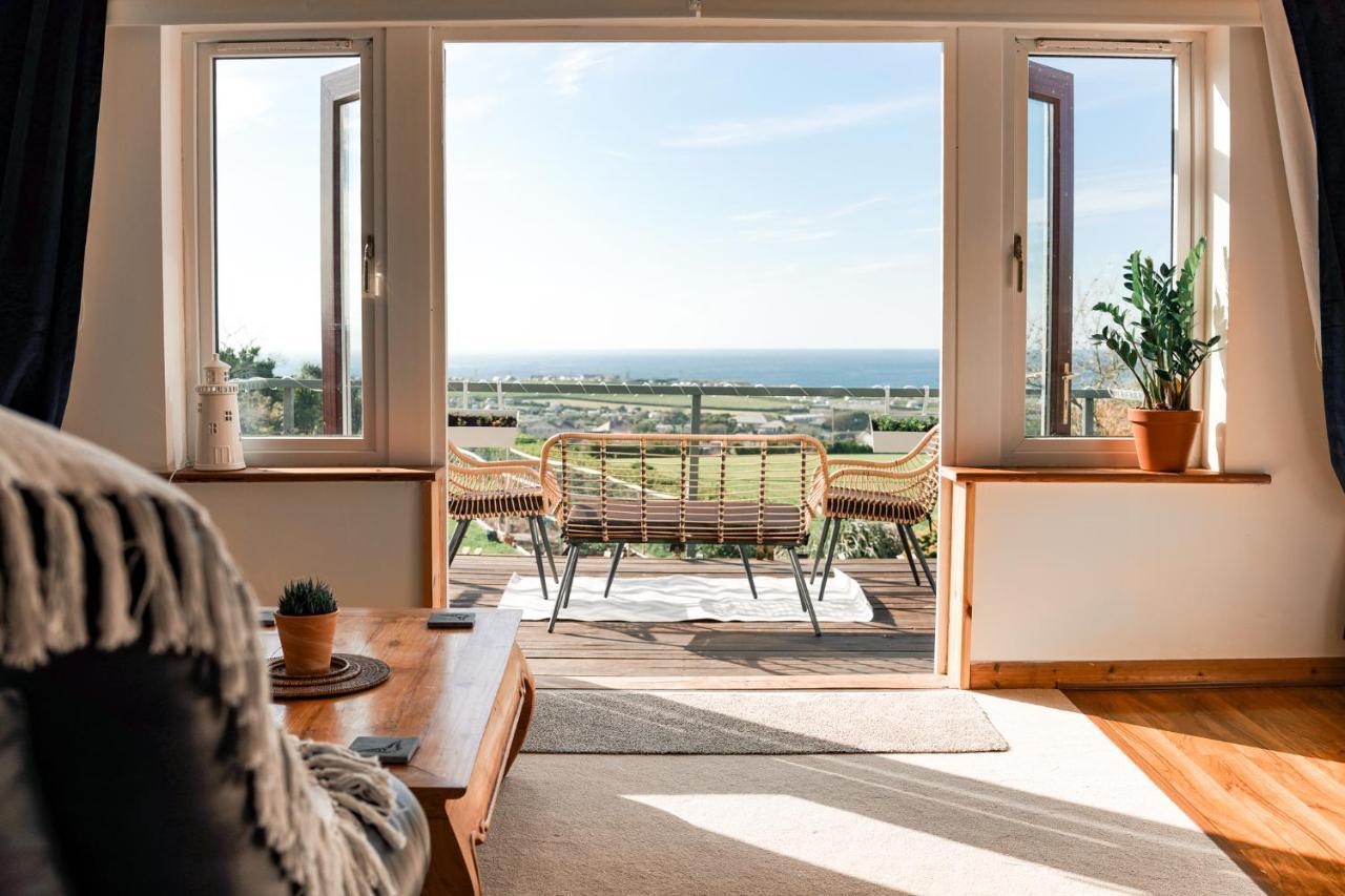 Spacious Sea-View Apt. Overlooking St Ives Bay Gwithian 외부 사진