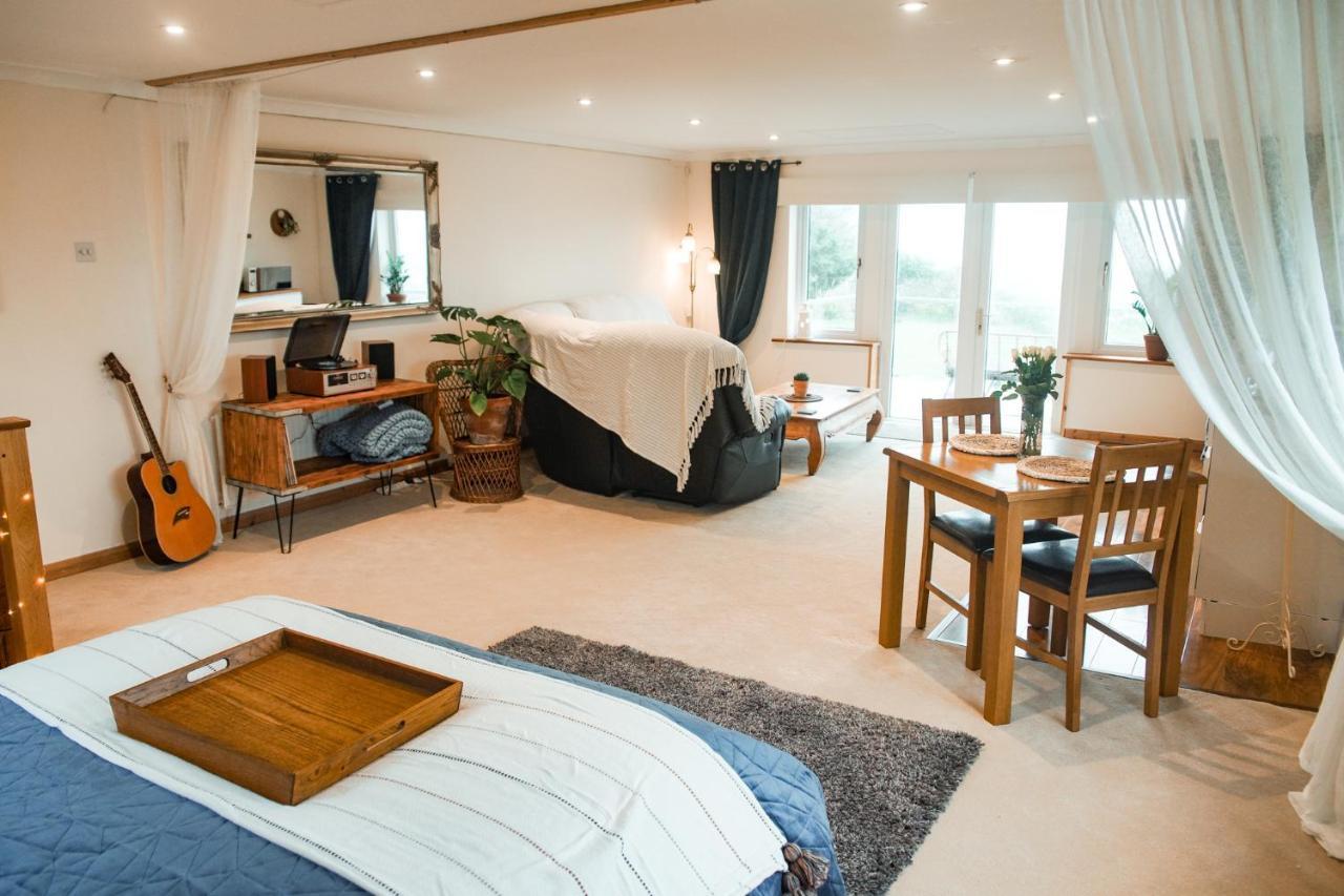 Spacious Sea-View Apt. Overlooking St Ives Bay Gwithian 외부 사진