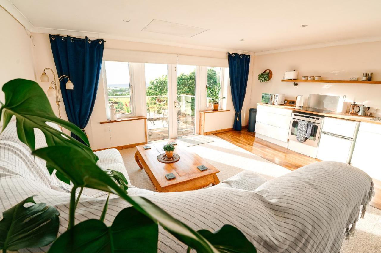 Spacious Sea-View Apt. Overlooking St Ives Bay Gwithian 외부 사진